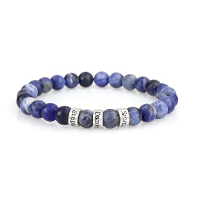 Sodaliet Mannen Naam Armband