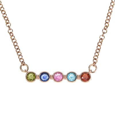 Talisa Sterren Ketting Horizontaal [Rose Goud Verguld]
