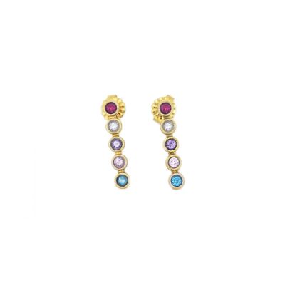 Boucles d'Oreilles Talisa Stars [Plaqué Or 18ct]