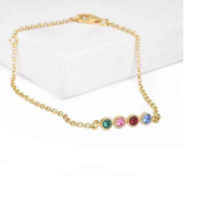 Talisa Sterne Geburtsstein-Armband [583er Gold]