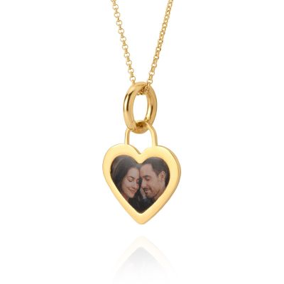 Ties of Heart Photo Necklace [18K Gold Vermeil]