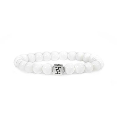 Klassisches Armband aus Tridacna-Perlen für Damen [Sterlingsilber]