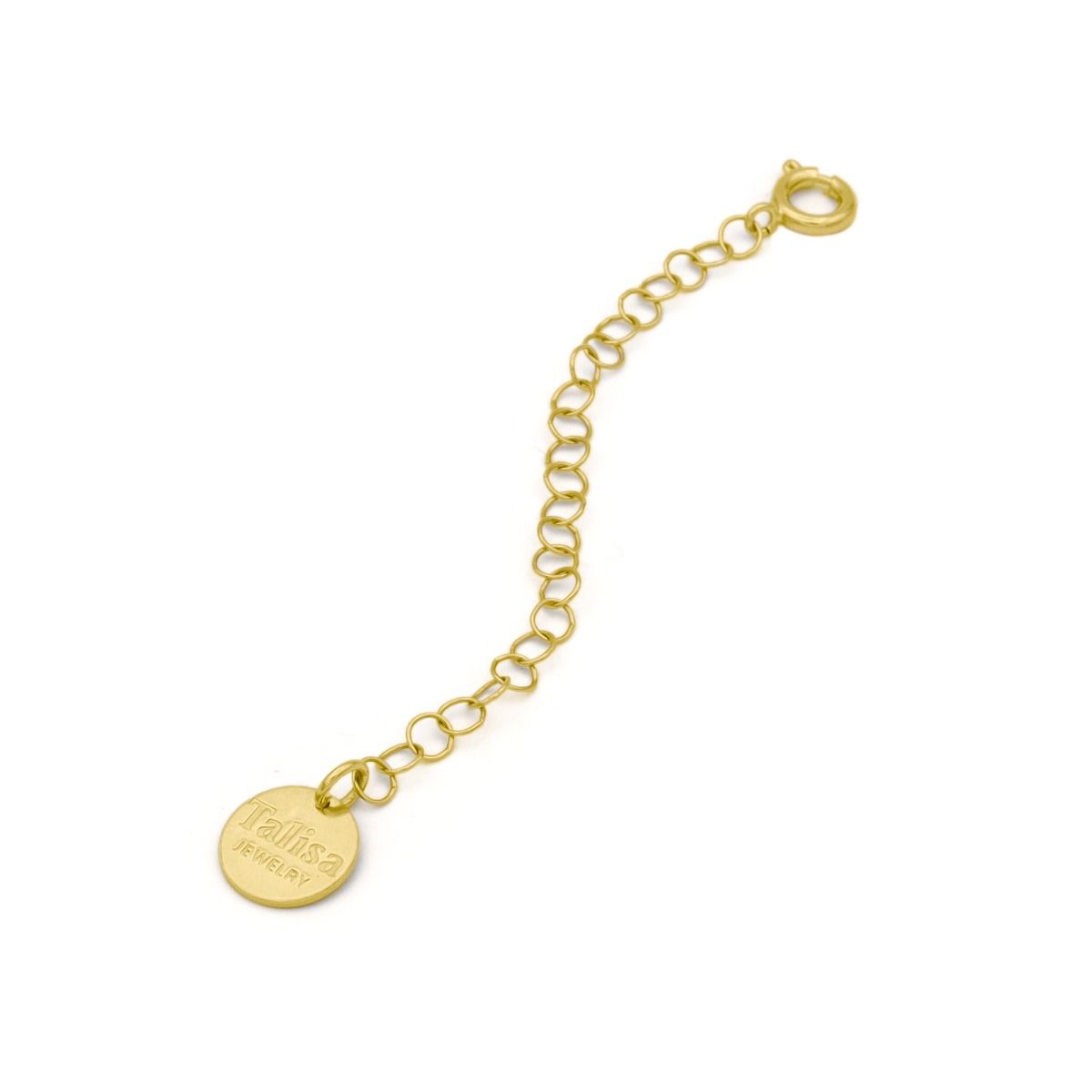 Gold Locking Necklace Extender Wear Three Necklaces Together 