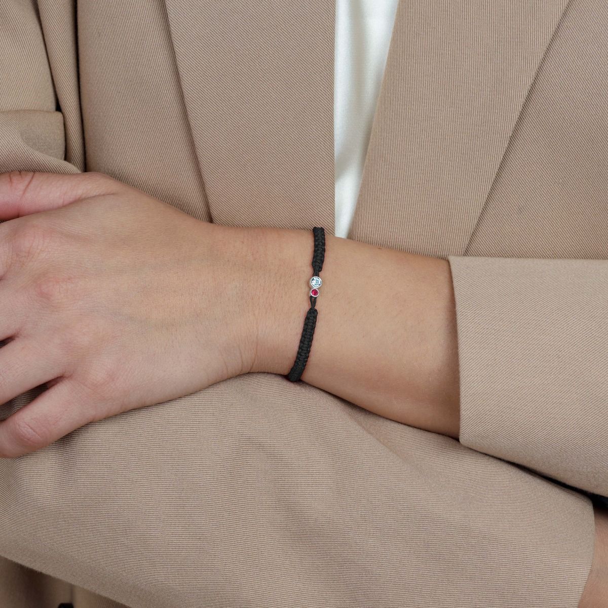 Mom Bracelet - Adjustable bracelets by Talisa - (Wide Black