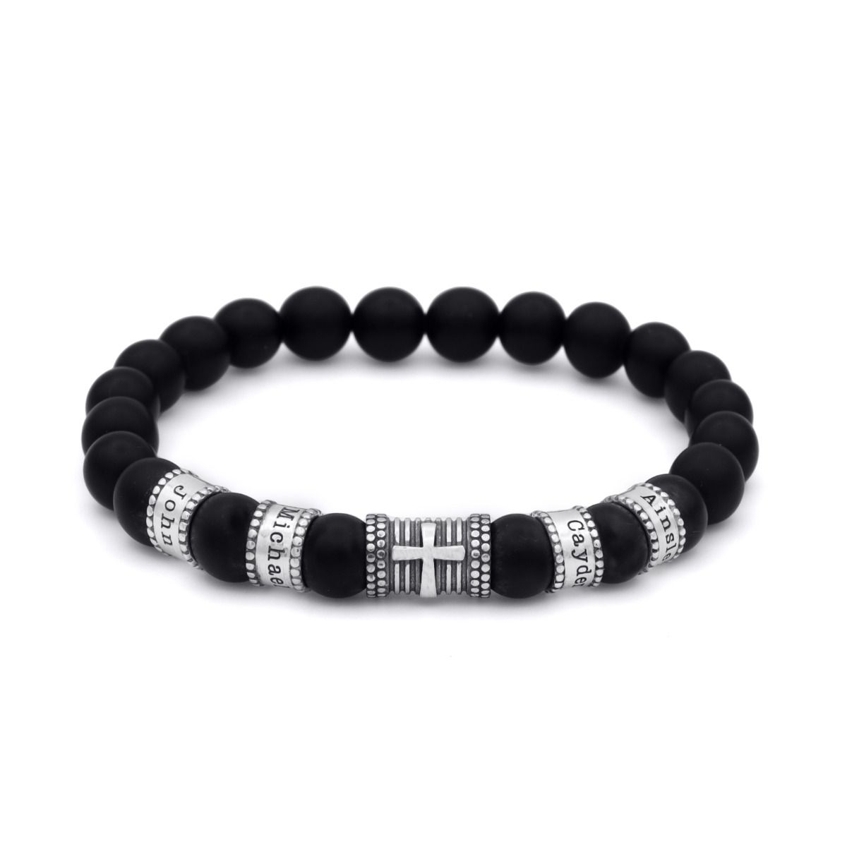 Cross bracelet with beads online