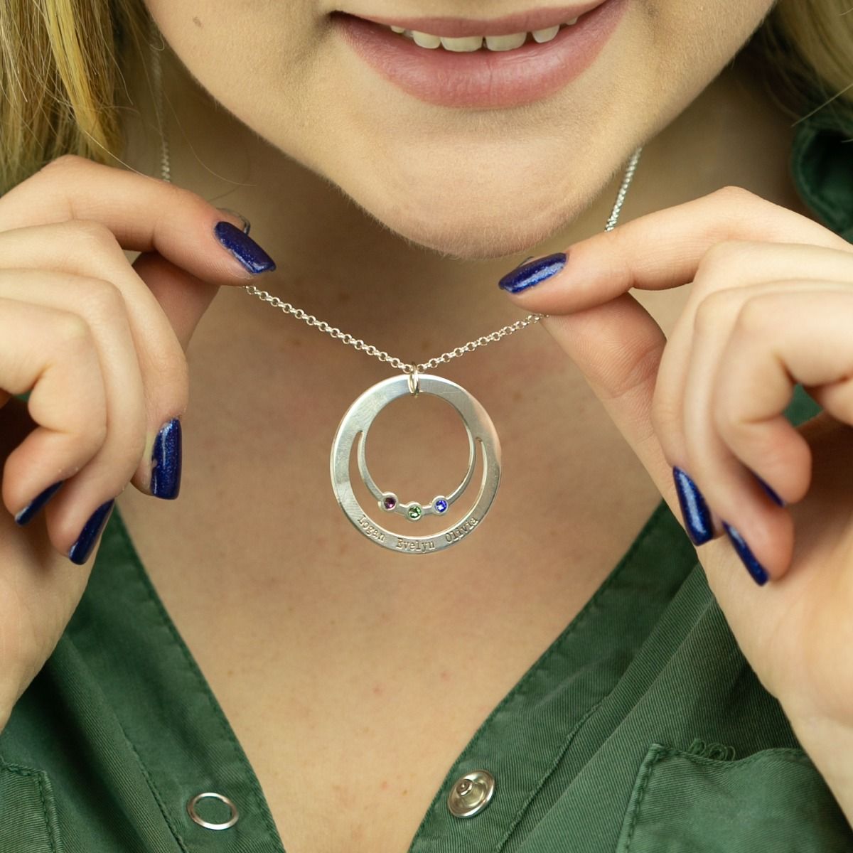 Love silver necklace on sale
