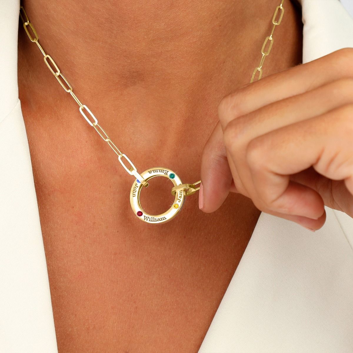 Name Bracelet with Diamond for Her - 18K Gold Vermeil - Talisa