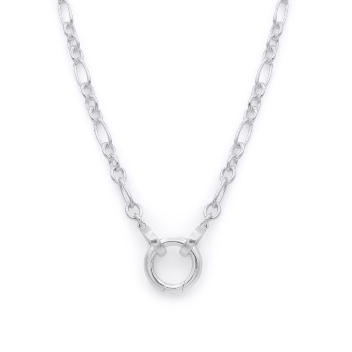 Linked circle sale necklace