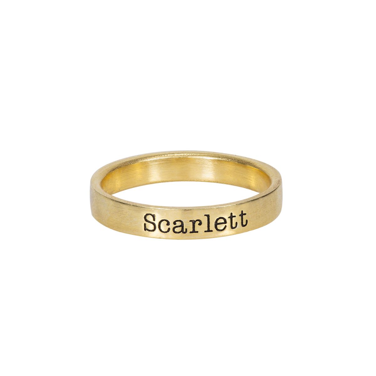 Anillos Apilables Grabados Ba o de Oro Talisa Joyas