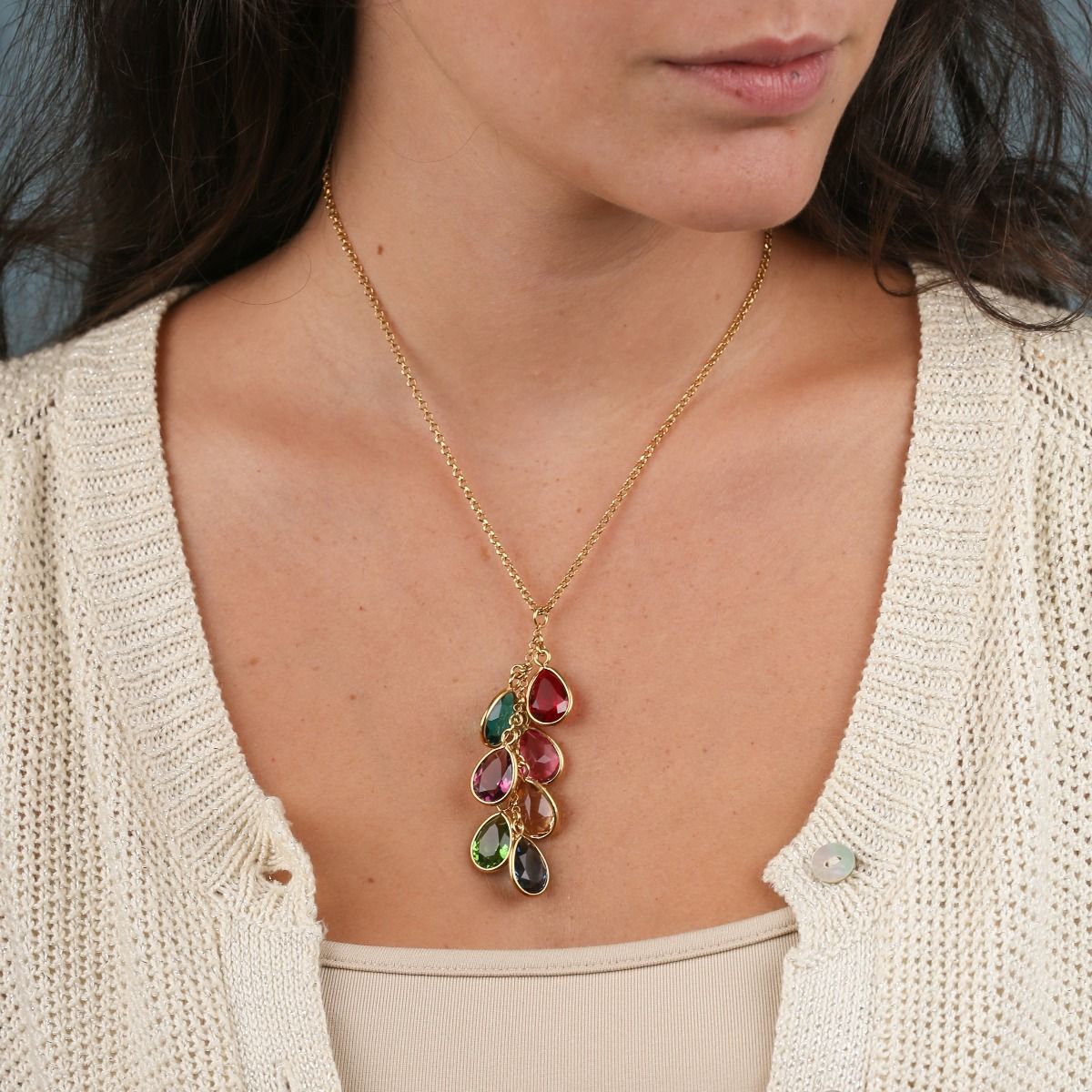 Enchanted rain clearance birthstone necklace