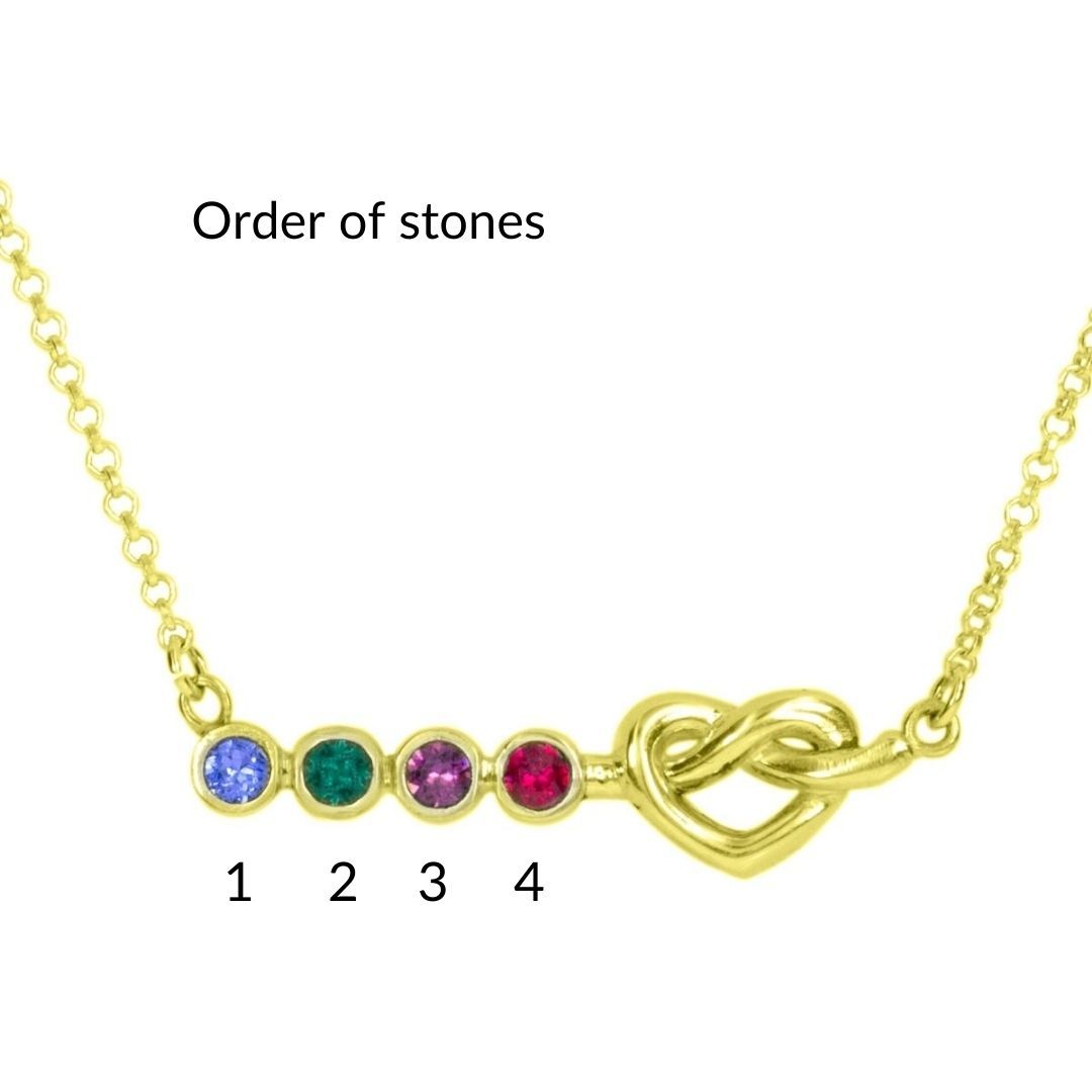 Gold plated birthstone necklace new arrivals