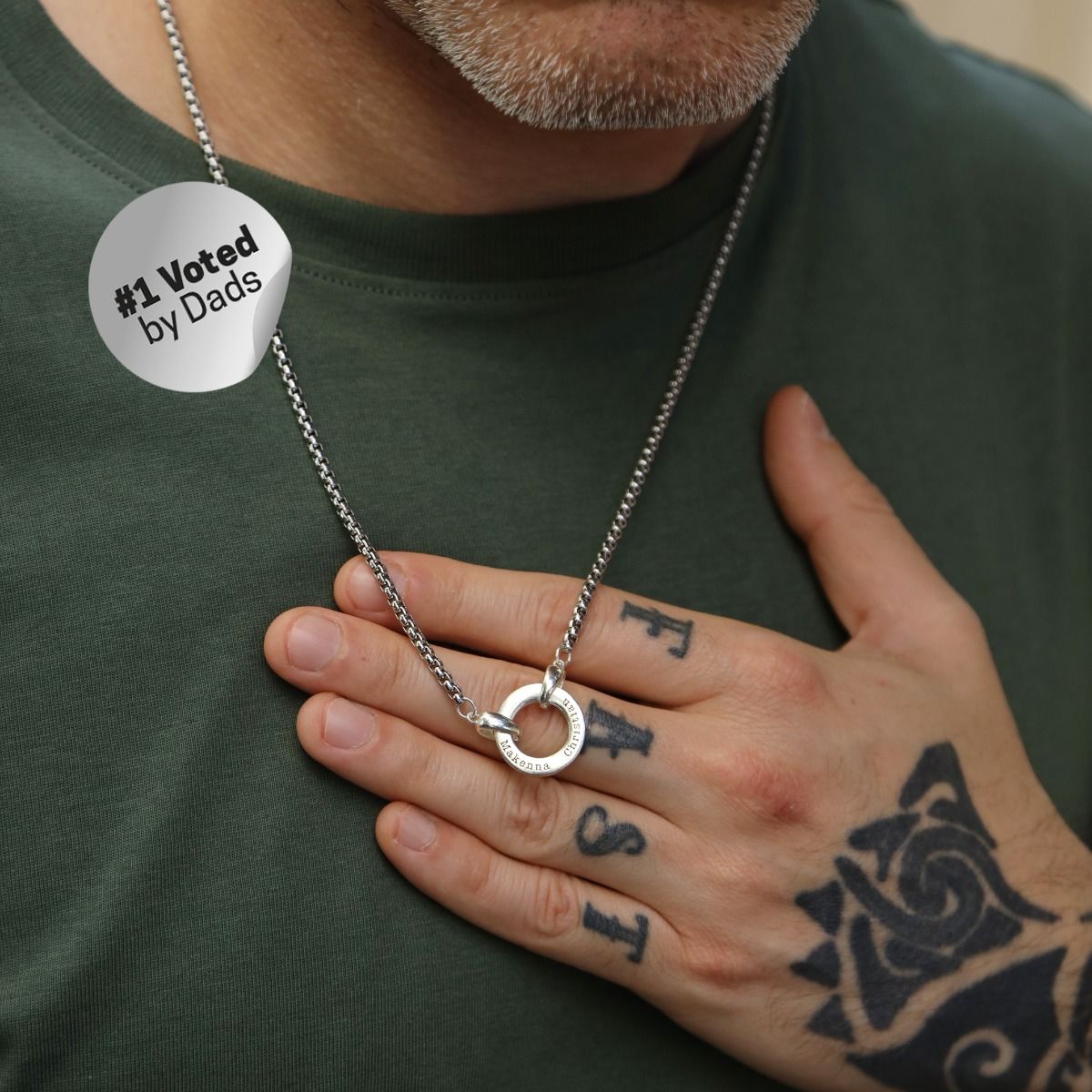 Custom outlet ring necklace