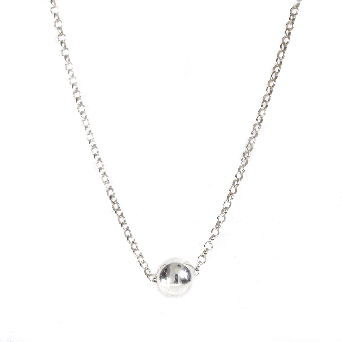 Vintage Long Mexican Silver Ball Necklace – Anteeka