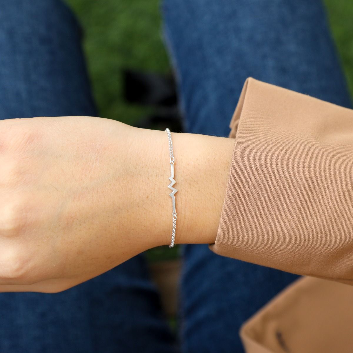 Talisa Beat Bracelet in Sterling Silver