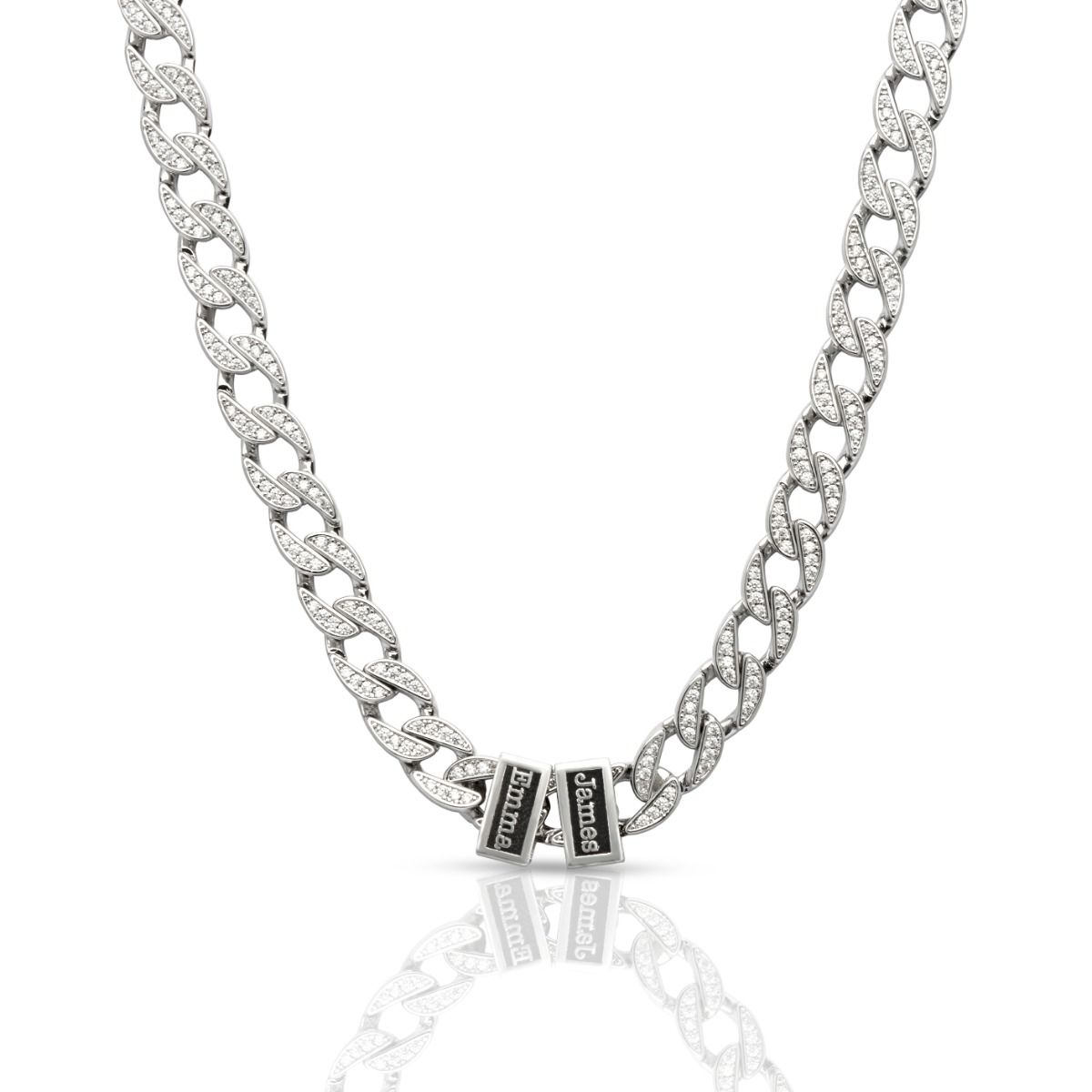 【在庫処分大特価!!】 iced_cuban_link_chain_with_nam トップス
