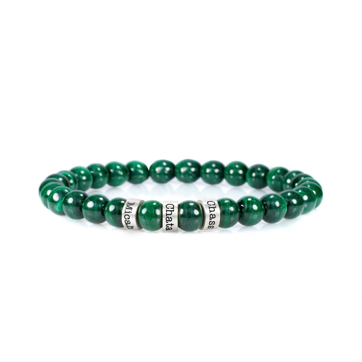 Green Malachite Bracelet - Engravable Bracelets for Women - Talisa - Family  Gift Ideas