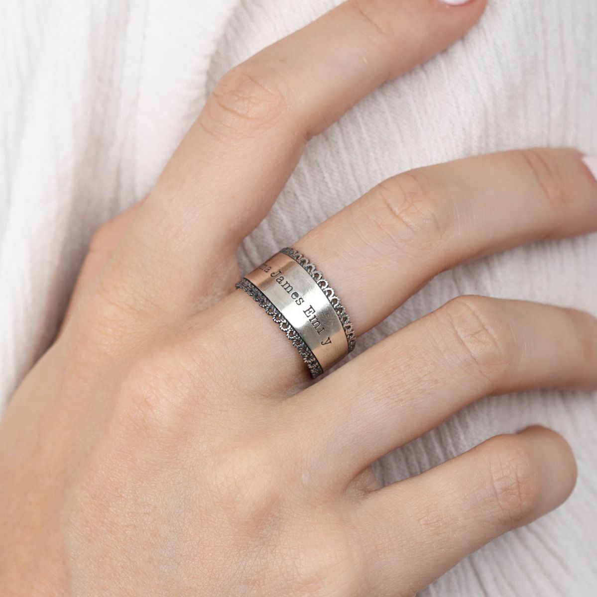 Name ring price discount