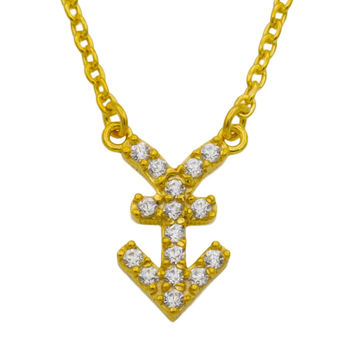 Sale - Vintage Sagittarius Necklace - Retro 14k Yellow Gold Archer Ast – MJV