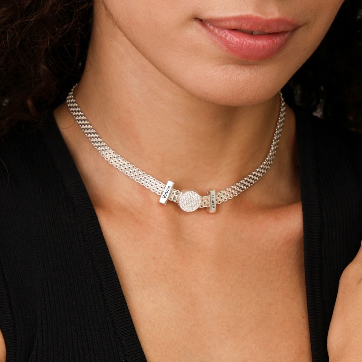 Pandora reflexions shop mesh choker necklace