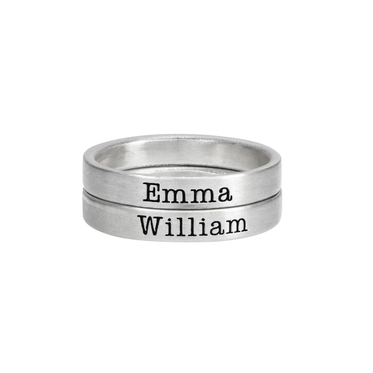Personalised – Customised 925 Silver Double Stone Name Ring for Women  Arabic and English – Foxmer – Online shopping for Fashion, Accessories &  More