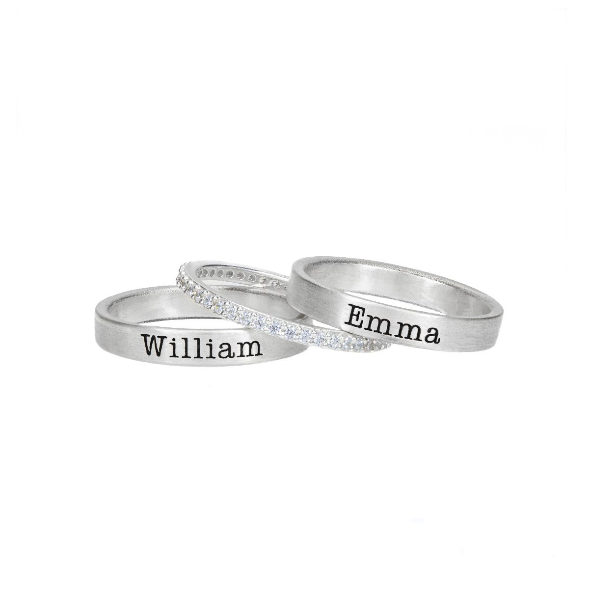 Jewellery Rings Stackable Rings Any Name Sterling Silver Name Ring Stackable Name Rings Jewelry Initial Rings Name Jewelry Christmas Gifts Personalised Name Ring 