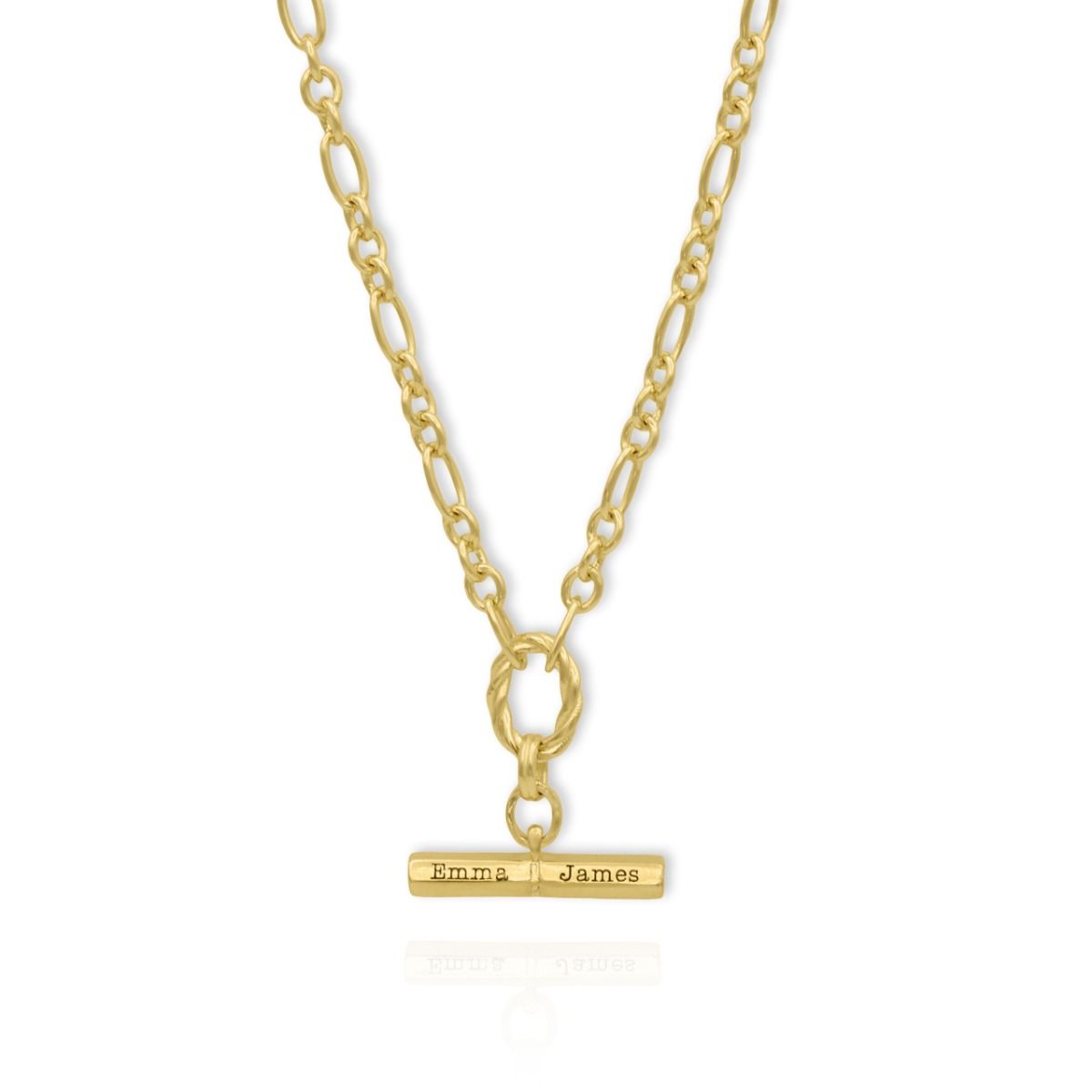 9ct Yellow Gold Large T-Bar Necklace – Tadgh O Flynn Jewellers