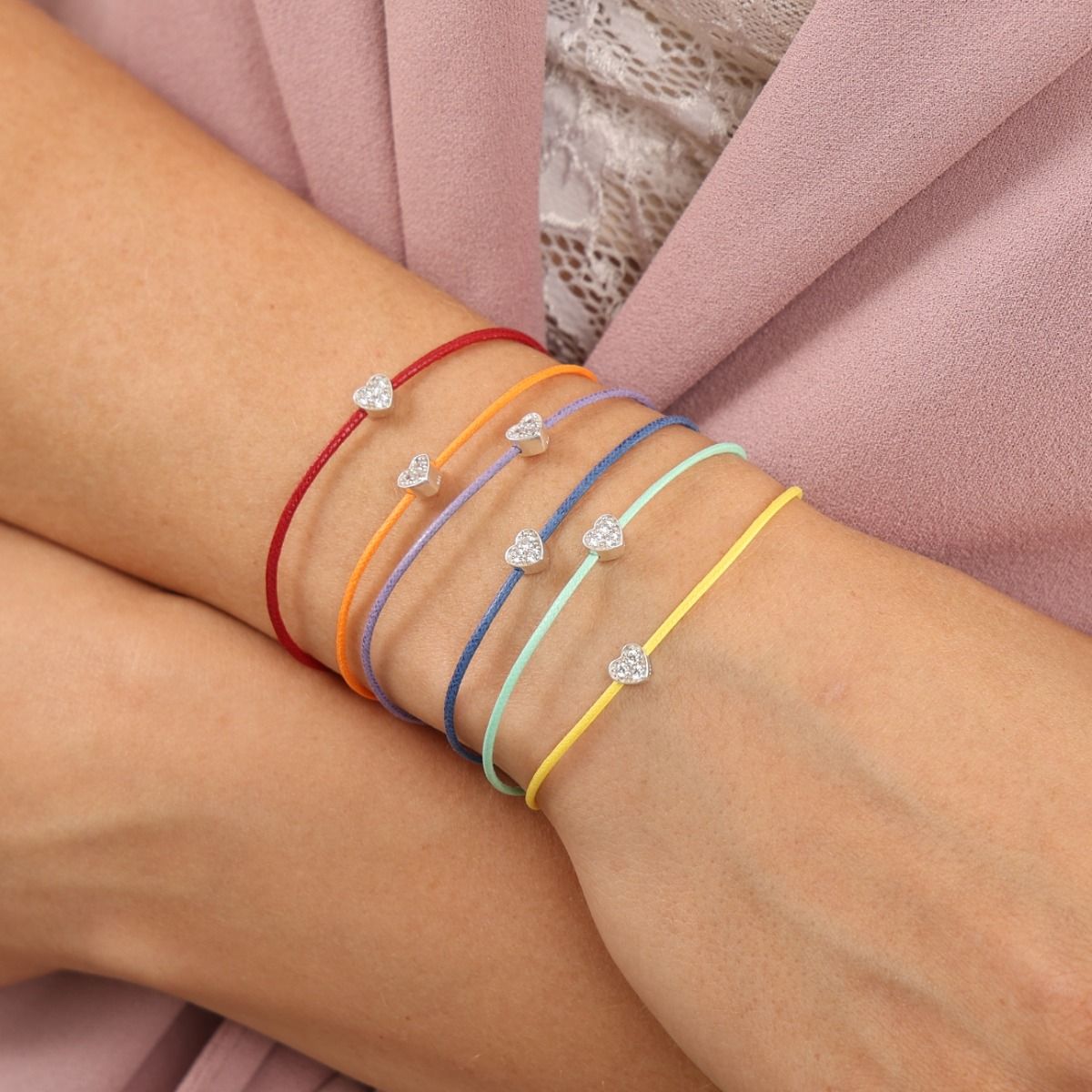 Ties of Heart Crystal Bracelet Adjustable Bracelet by Talisa