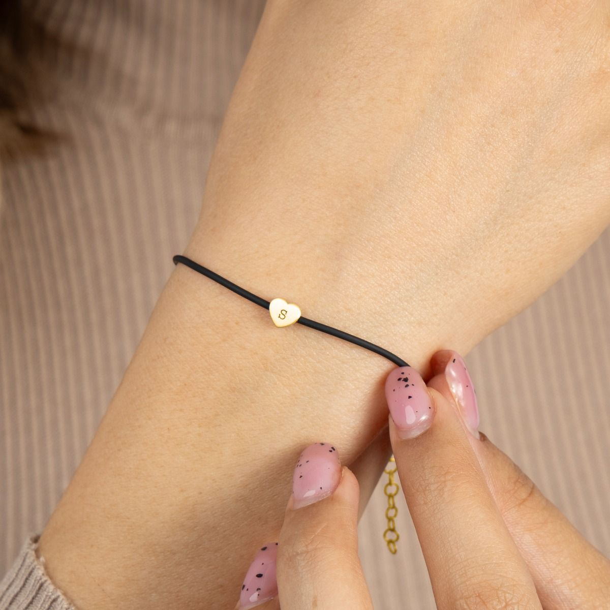 Relationship initial bracelet hot sale