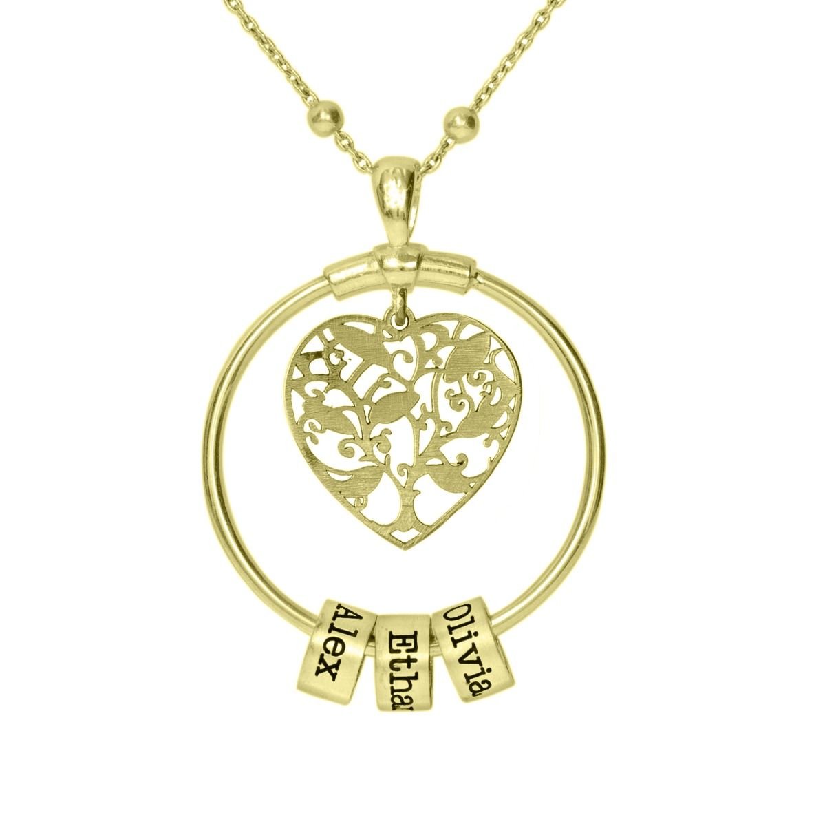 Ties of the Heart Initials Necklace [18K Gold Vermeil]