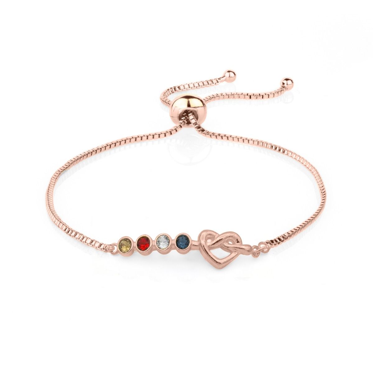Heart rose gold bracelet hotsell