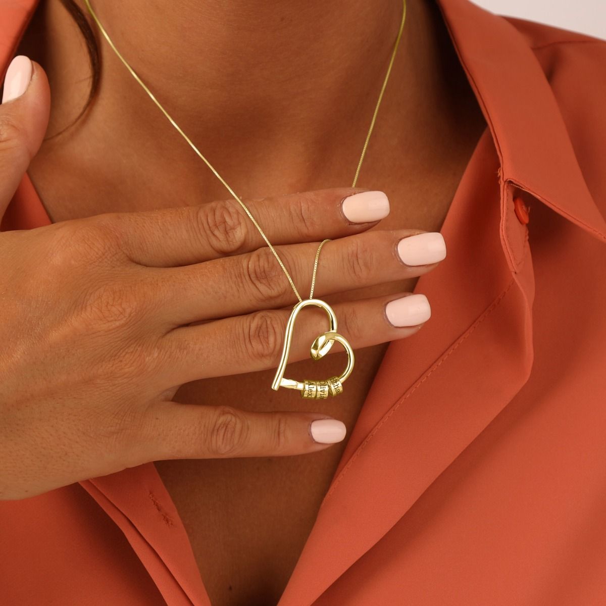 Heart necklace name online
