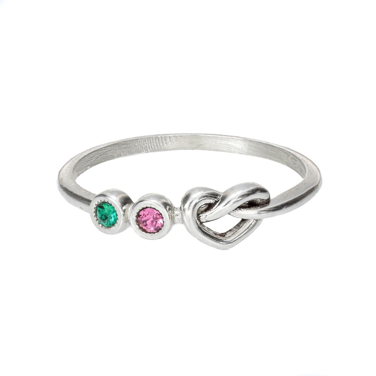 birthstone purity rings for girls