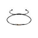 Black String Wristband