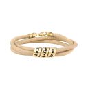 Pulsera de Ante Crema