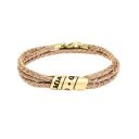 Naturel Leren Polsband