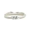 Pulsera de Ante Gris claro