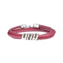 Red Suede Wristband