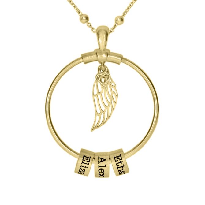 Forever Family Name Necklace [18K Gold Vermeil]