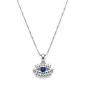 Midnight Evil Eye Necklace