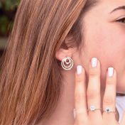 Pendientes Aros de Amor [Plata de Ley]