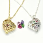 Collar Talisa Corazones [Bañado en Oro de 18K]