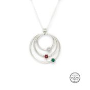 Collana Sfere d'Amore con Pietra di Nascita [Argento 925]