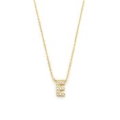 Diamond Initial Necklace [14 Karat Gold]