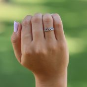3D Name Ring [Sterling Silver]