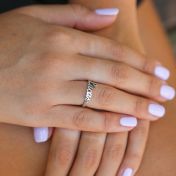 3D Name Ring [Sterling Silver]