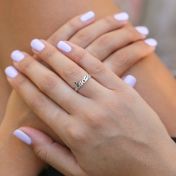 3D Name Ring [Sterling Silver]