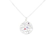 Tree of Life Birthstone Necklace [Sterling Silver]
