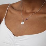 BE STRONG - Sterling Silver Necklace with Swarovski® Crystal