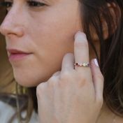 Talisa Stars Birthstone Ring [Sterling Silver]