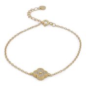 Clover Charm Bracelet [18K Gold Plated]